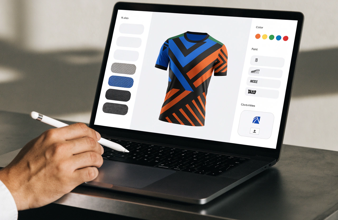 online platform for custom jersey design