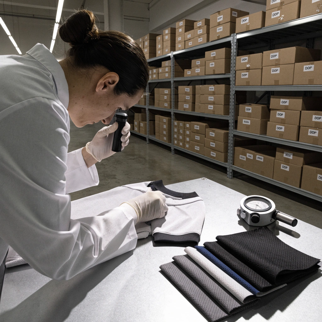 High-quality soccer uniforms inspection
