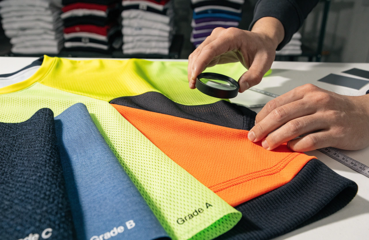 Soccer jersey quality control