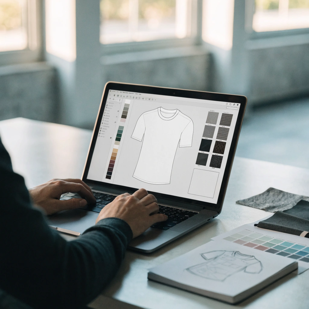Online design tool for soccer jerseys