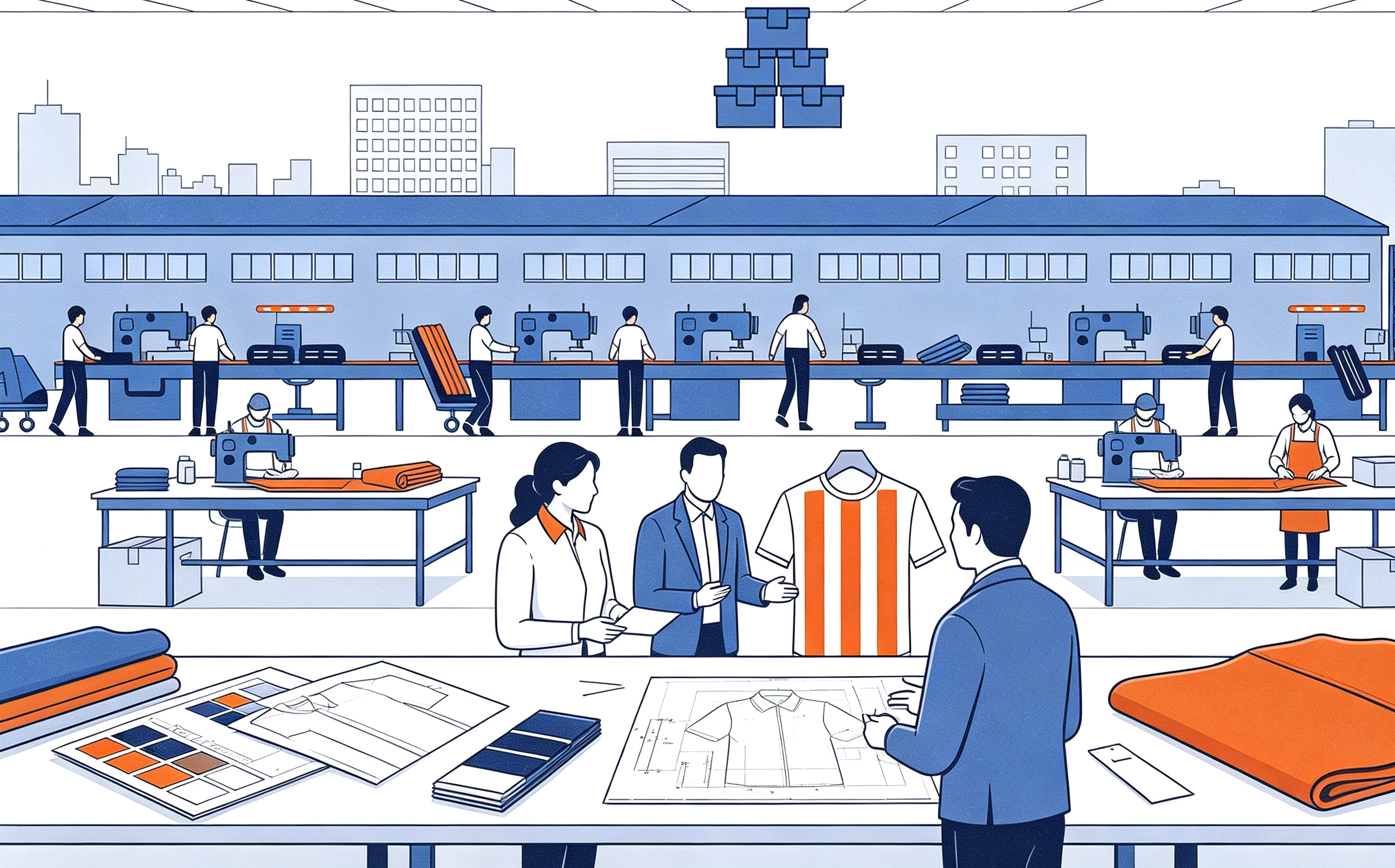 sportswear production logistics