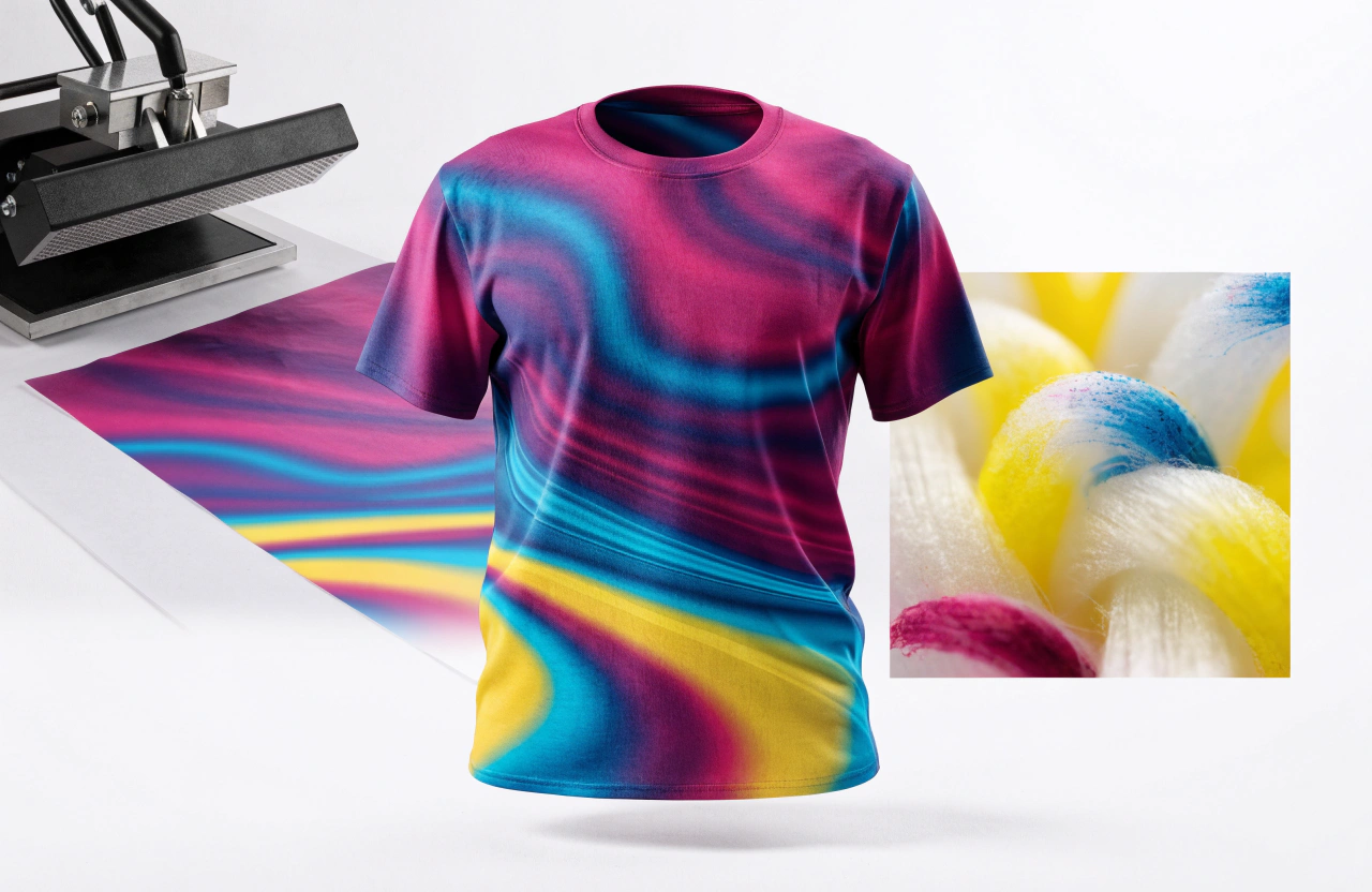 polyester shirts ready for sublimation printing
